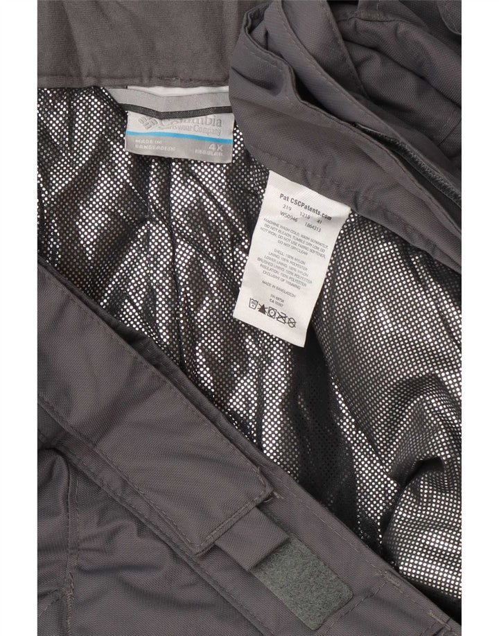 Мужские лыжные брюки Columbia 4XL, серый нейлон
