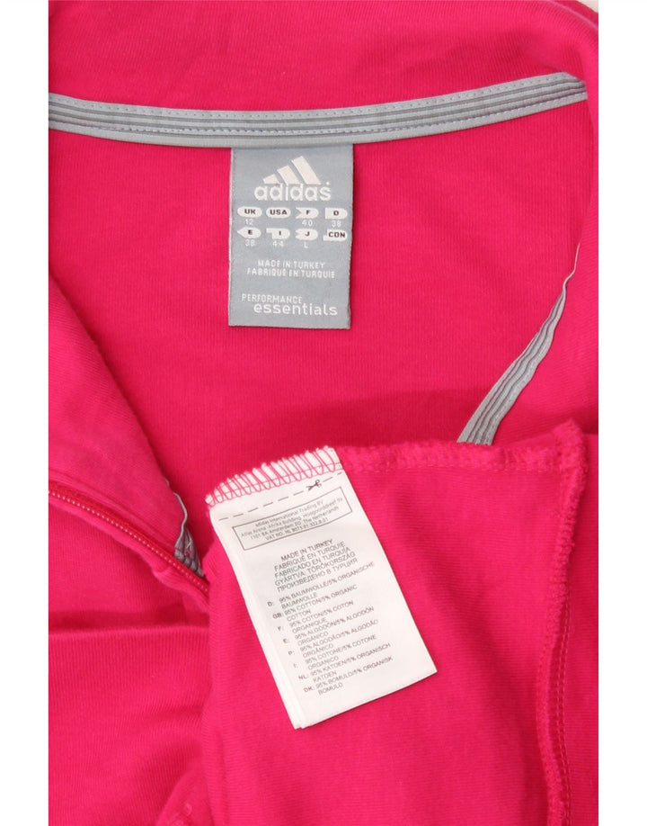 Женский спортивный костюм Adidas Top Jacket UK 12 Medium Pink Cotton