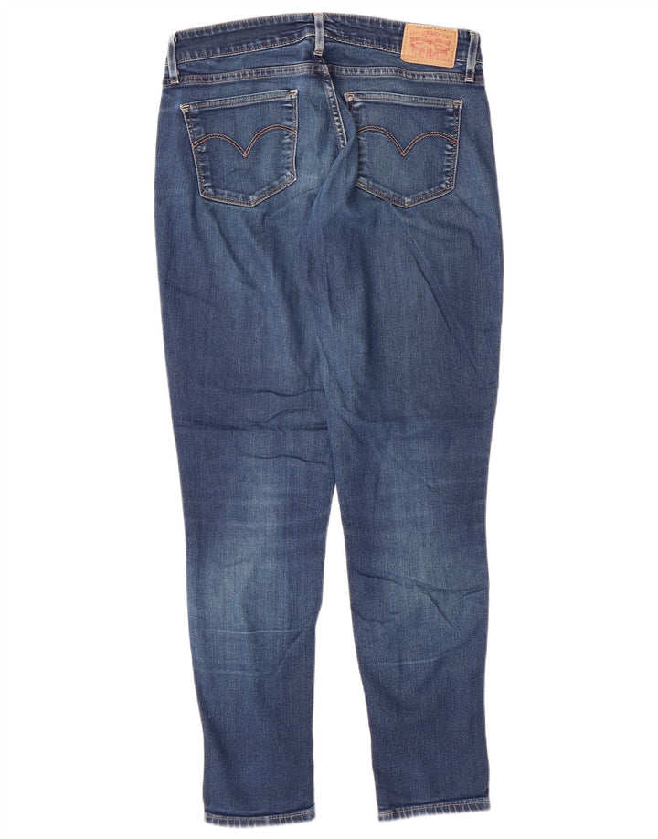 Женские джинсы скинни LEVI'S W28 L28 Синие, хлопок