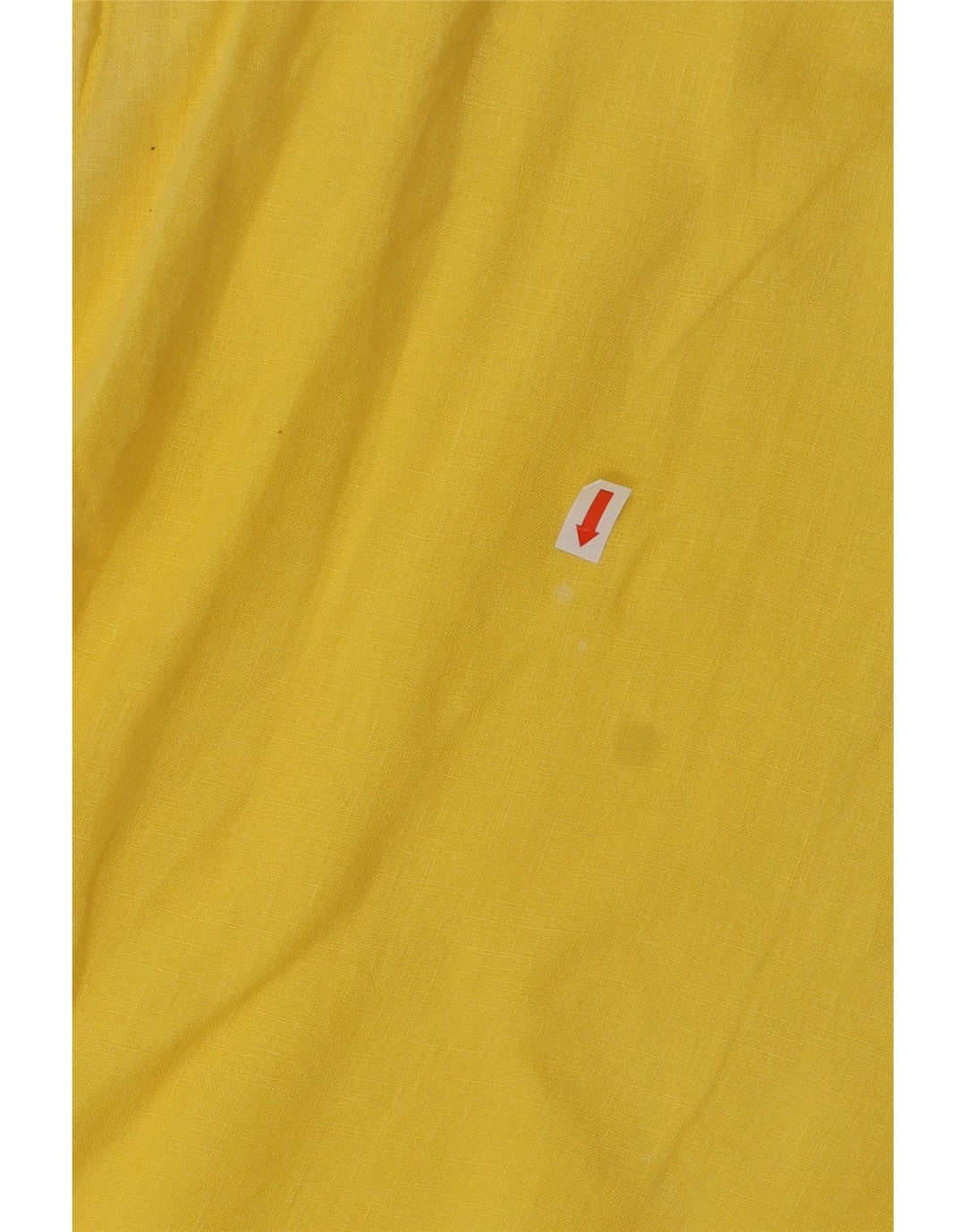 ВИНТАЖНАЯ женская блузка без рукавов, топ UK 18 XL, желтый лен