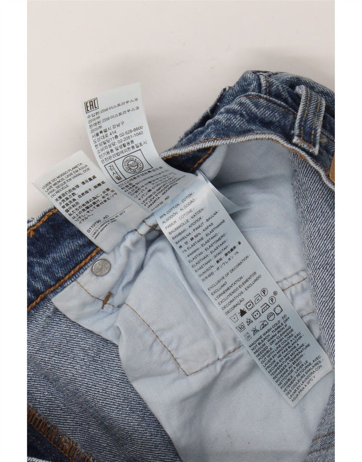 Мужские прямые джинсы Levi's 501 W29 L32 синие, хлопок