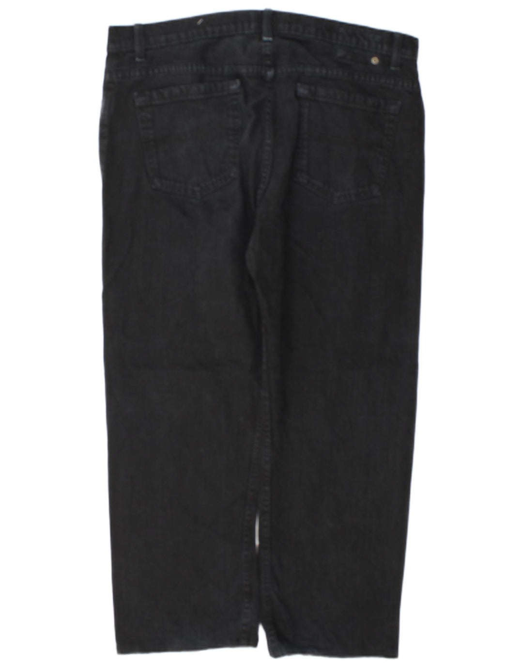 Мужские прямые джинсы Marks & Spencer W36 L26, черный хлопок