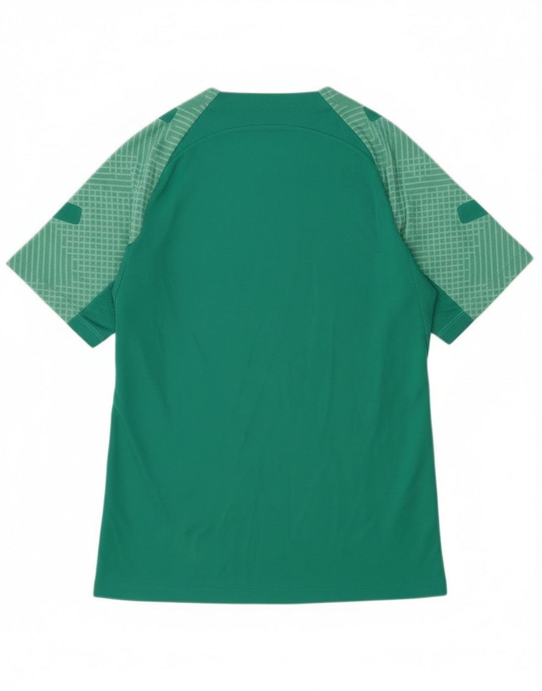 Мужская футболка Nike Dri Fit Slim Fit, маленький зеленый полиэстер