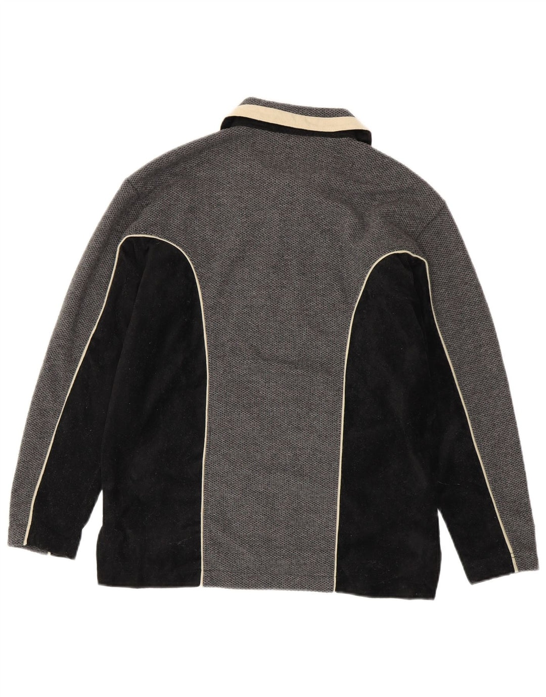 Мужской спортивный костюм ASICS, верхняя куртка среднего серого цвета с цветными блоками