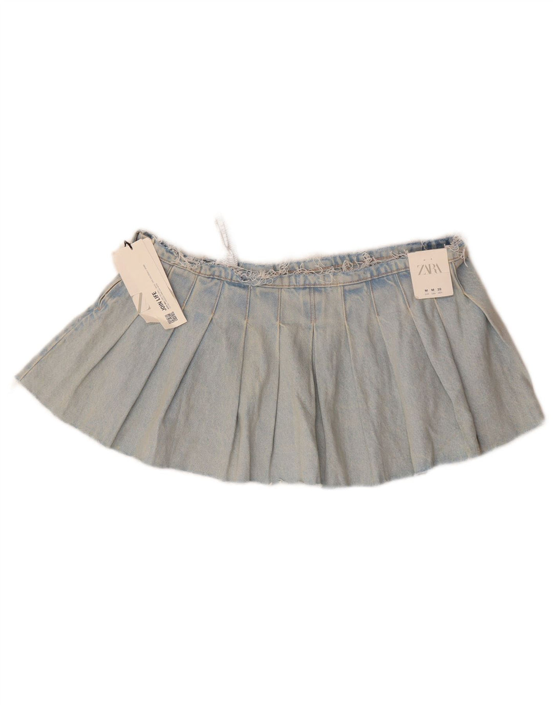 Женская джинсовая мини-юбка Zara Medium W28, синяя, хлопок