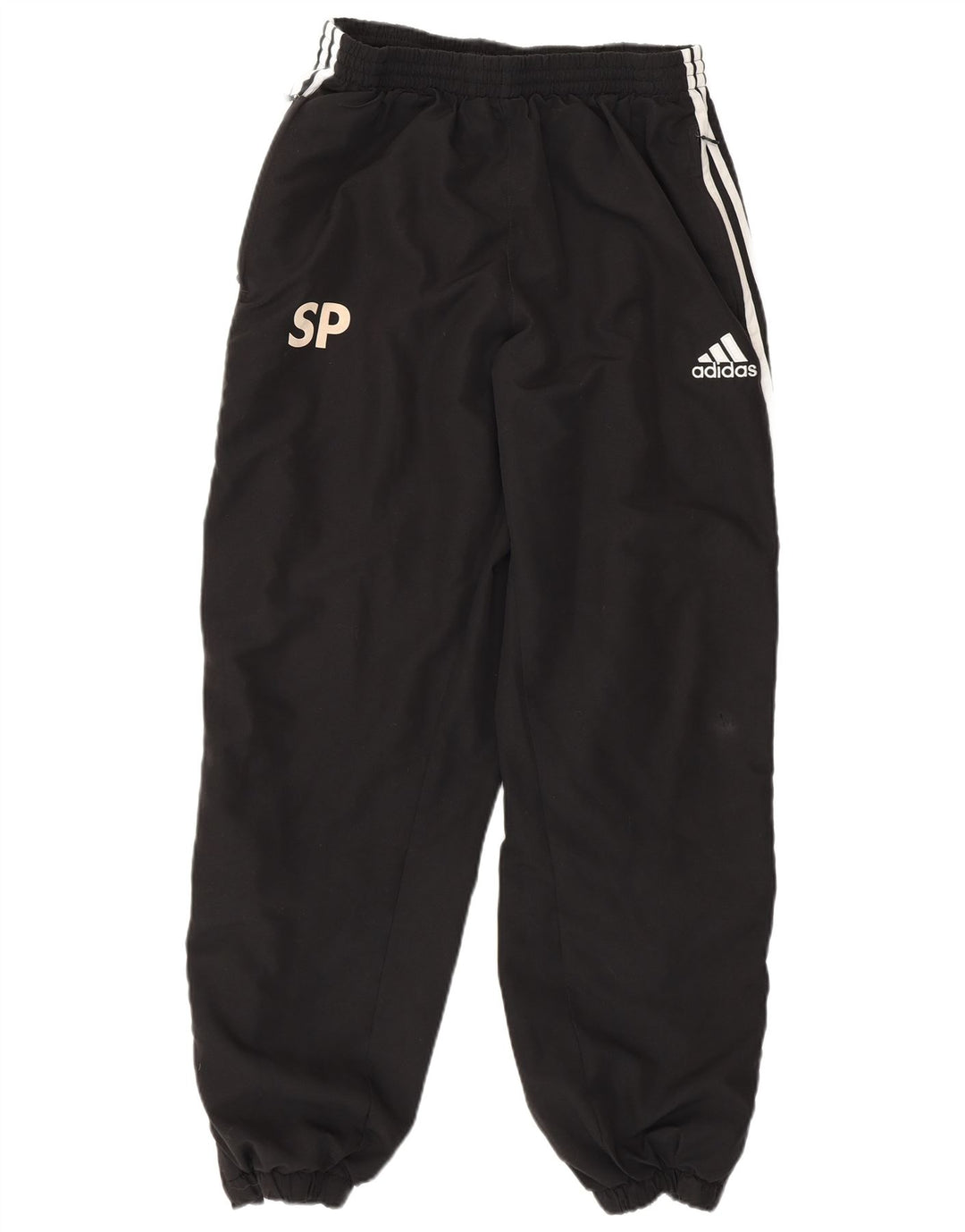 Мужские спортивные брюки ADIDAS Joggers UK 44/46, большие черные цветные блоки