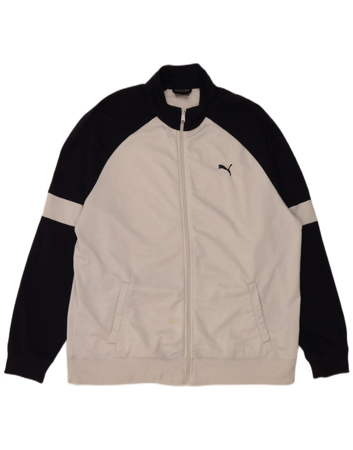 Мужской спортивный костюм PUMA Top Jacket 2XL Темно-синий Полиэстер с цветными блоками