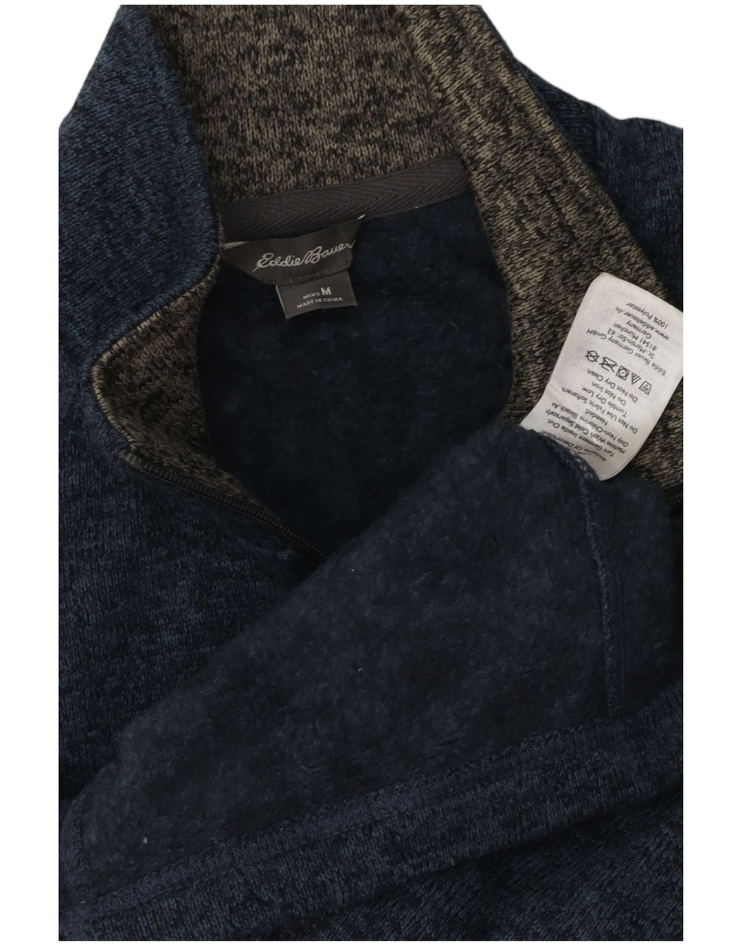 EDDIE BAUER Мужской спортивный костюм без рукавов, верхняя куртка, средний синий в крапинку