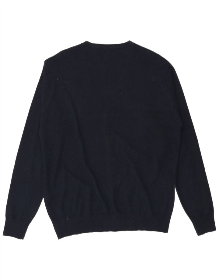 Мужской кардиган Trussardi IT 54 XL Темно-синий, шерсть