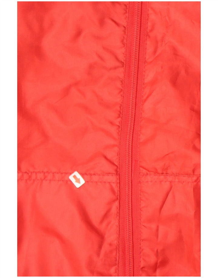 Мужская дождевик ASICS UK 36, маленькая красная полиэстер