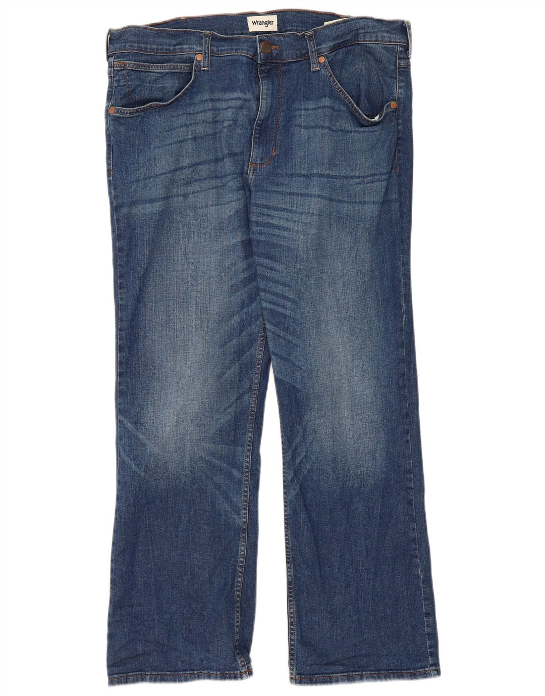 Мужские джинсы WRANGLER Bootcut W38 L30 синие, хлопок