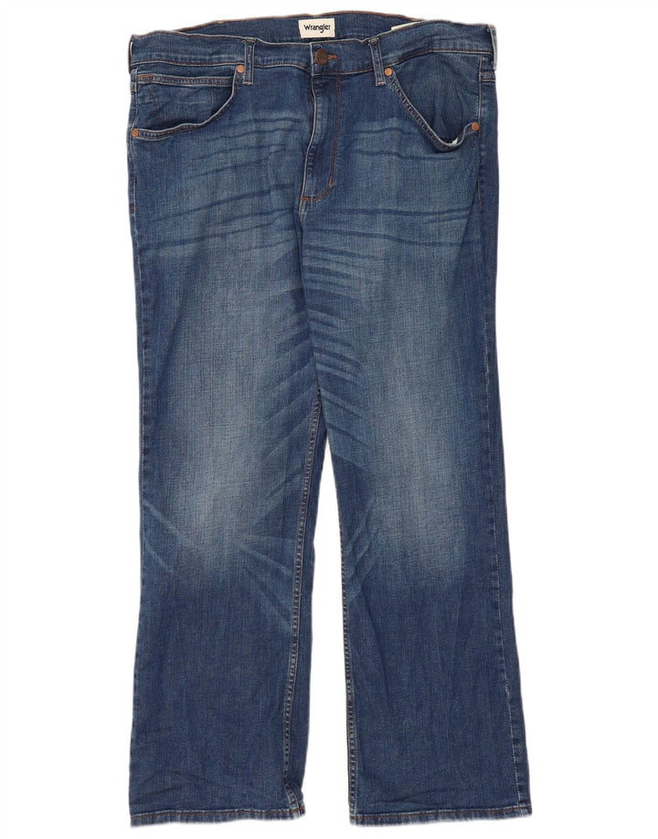 Мужские джинсы WRANGLER Bootcut W38 L30 синие, хлопок