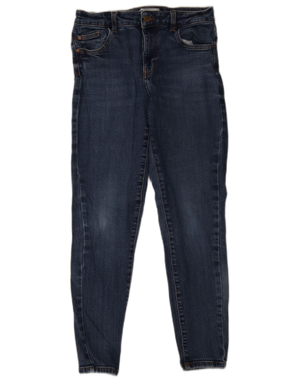 Женские джинсы скинни Zara EU 38 Small W28 L27 Темно-синие