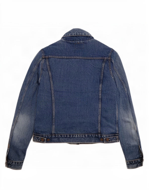 Мужская джинсовая куртка Levi's UK 40, большая синяя, хлопок