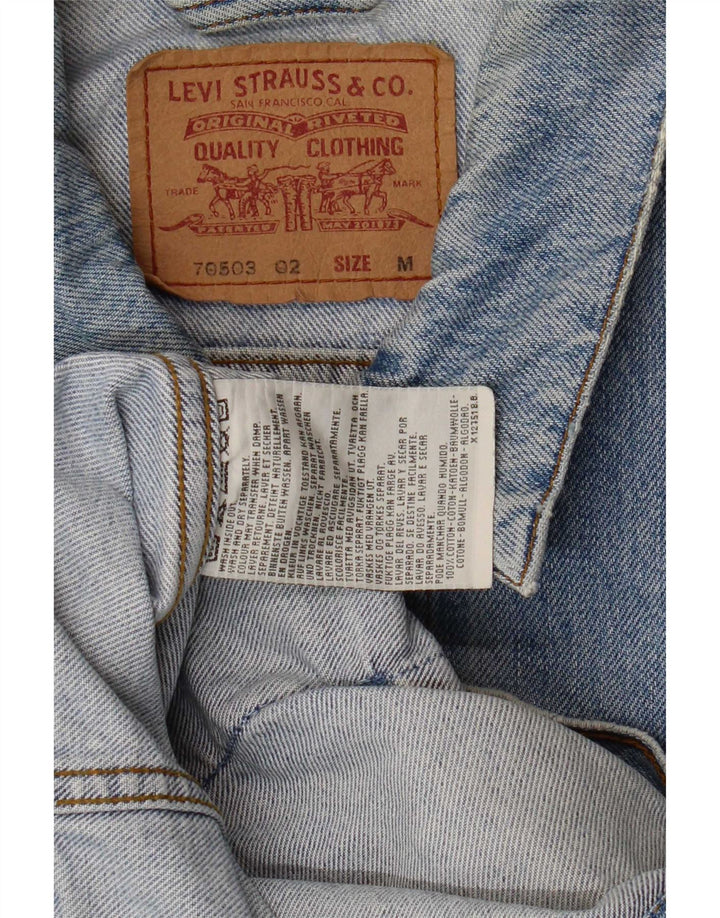 Мужская джинсовая куртка Levi's 70503 UK 38, средний синий хлопок