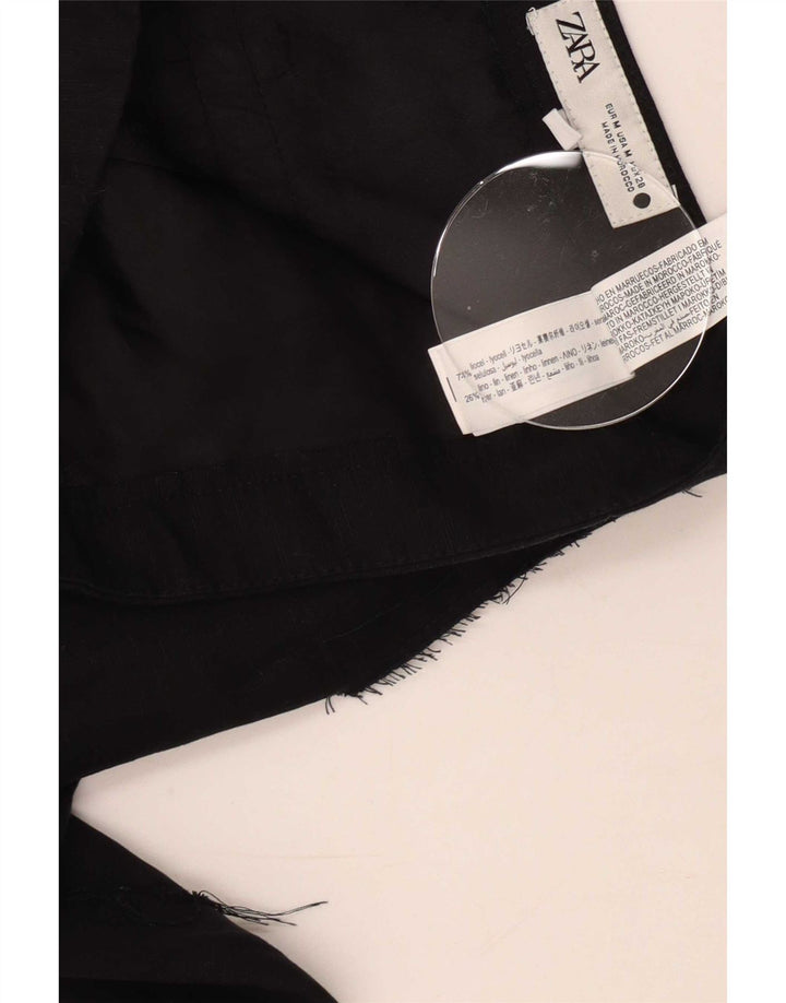 Женские шорты-бермуды Zara Medium W28, черные из лиоцелла