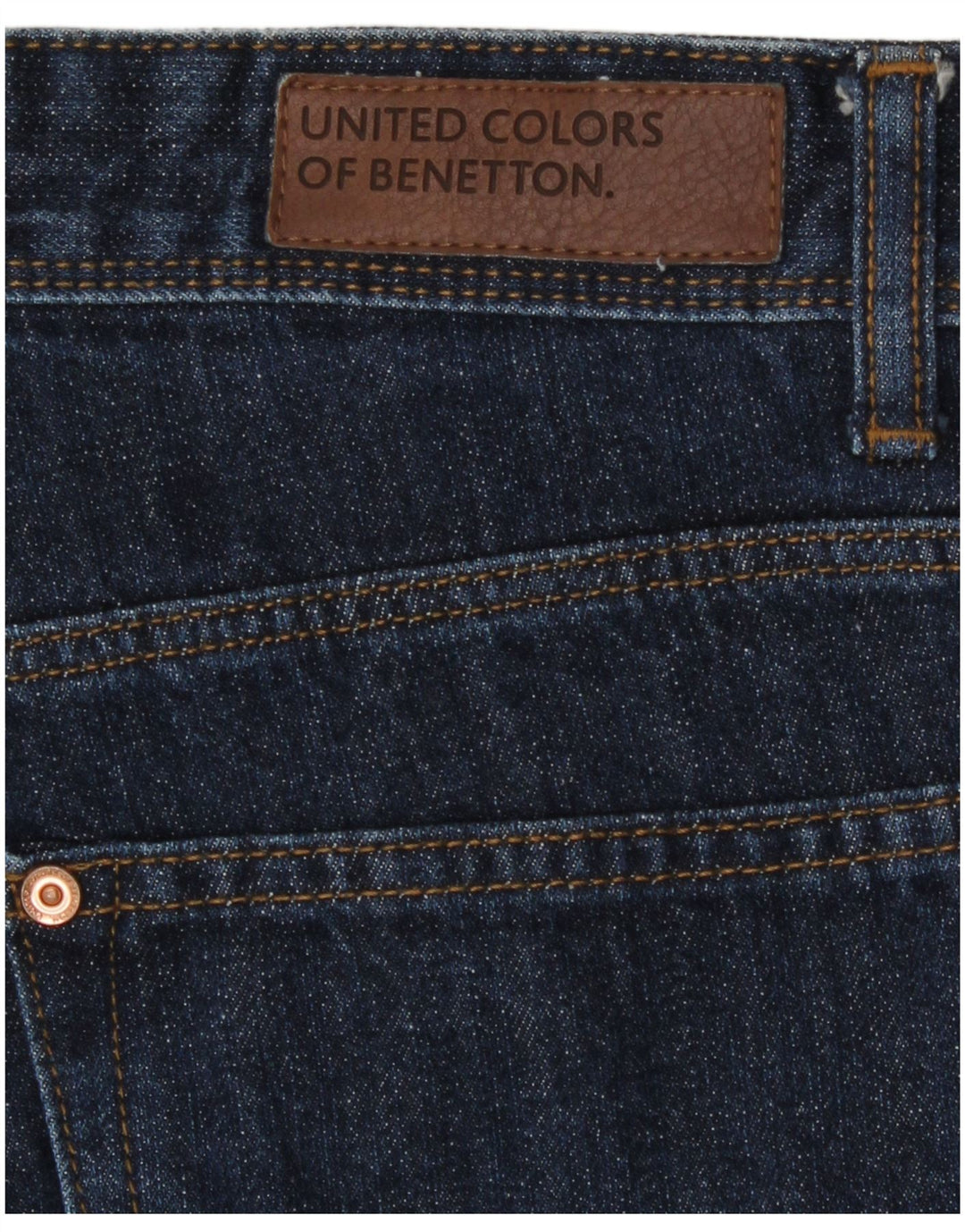 Джинсы мужские прямые Benetton W32 L29 синие