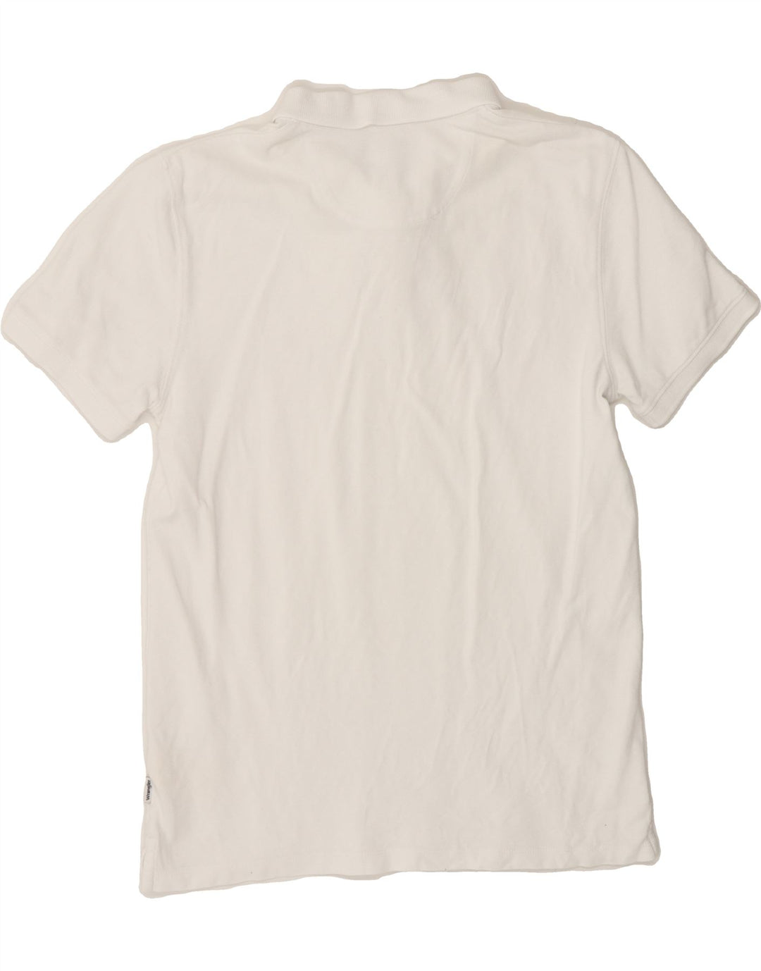 WRANGLER Mens Polo Shirt Small White Cotton Vintage Wrangler and Second-Hand Wrangler from Messina Hembry 