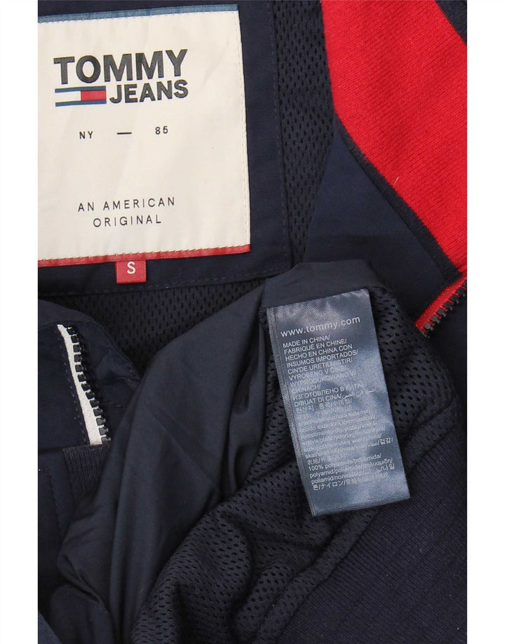 Мужская куртка-бомбер Tommy Hilfiger UK 36, маленькая, темно-синяя, полиамид