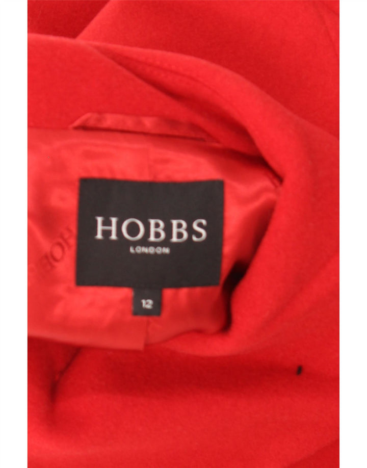 HOBBS Женское пальто UK 12, средний красный, шерстяное