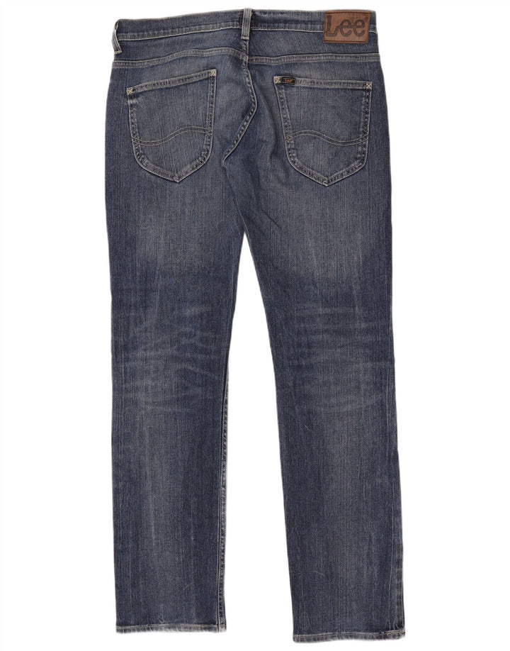 Мужские джинсы Lee Powell Slim W34 L34, синий хлопок