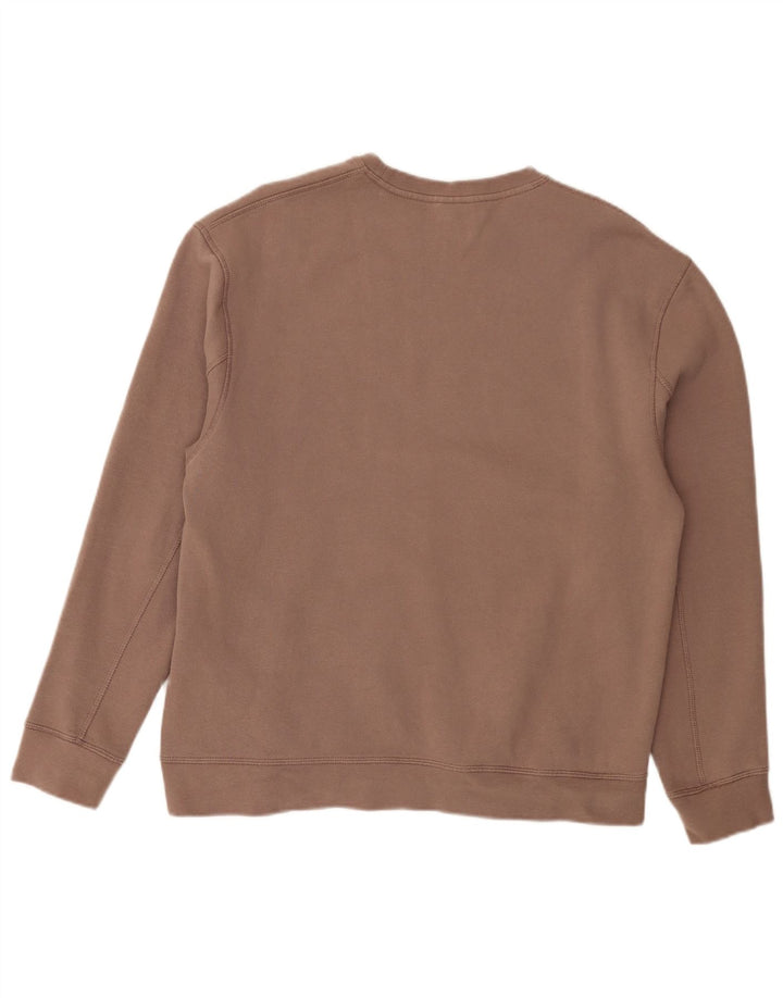 Женский свитер Topshop UK 14, хлопковый средний коричневый цвет