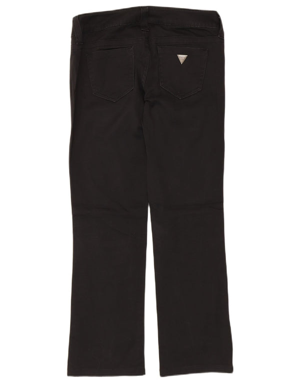 Женские джинсы Bootcut Guess W28 L29, черные хлопковые