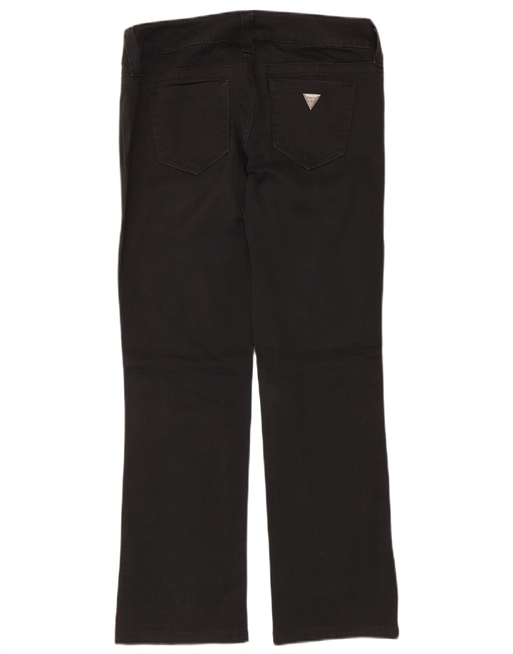 Женские джинсы Bootcut Guess W28 L29, черные хлопковые
