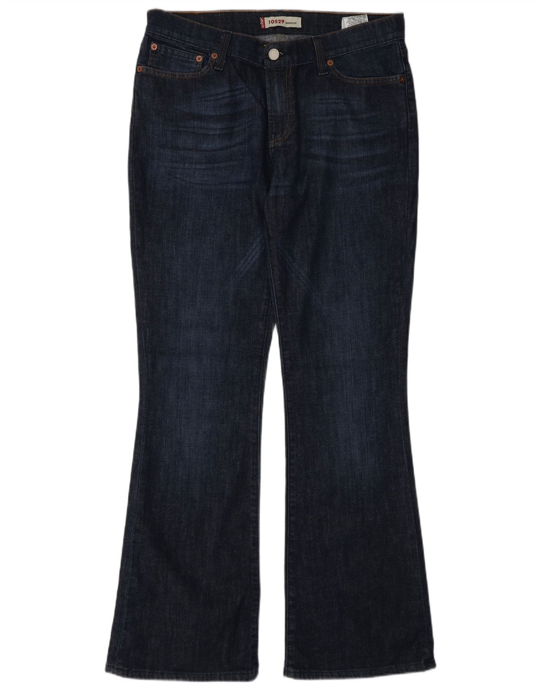 Женские джинсы Levi's 10529 Bootcut W33 L32 Темно-синие, хлопок