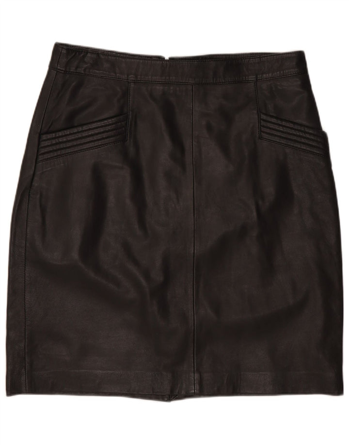 Женская мини-кожаная юбка B.Young EU 38 Medium W30, черная кожа