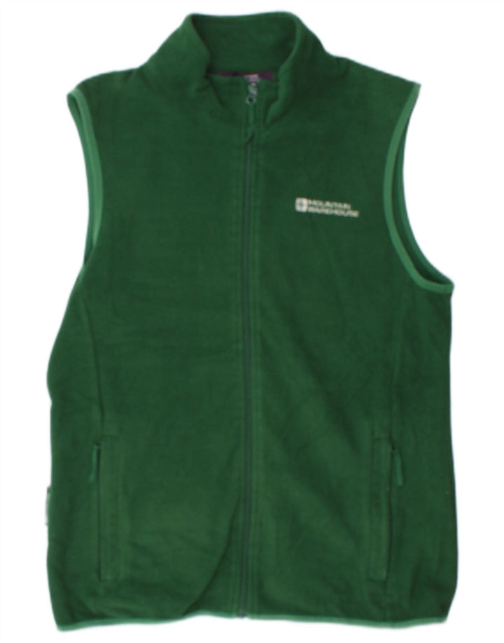Мужской флисовый жилет Mountain Warehouse UK 12, средний зеленый полиэстер