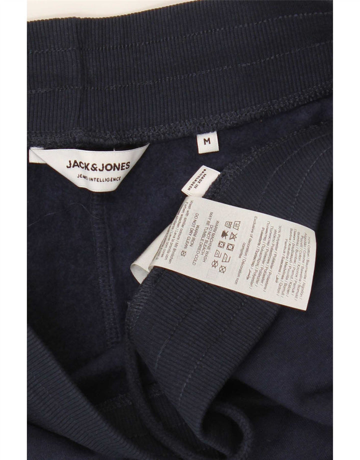 Мужские спортивные брюки с рисунком Jack & Jones, джоггеры, средние, темно-синие
