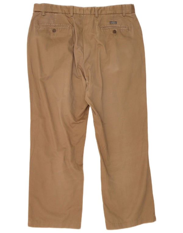 Мужские прямые брюки Marks & Spencer Blue Harbour W38 L29, бежевый хлопок