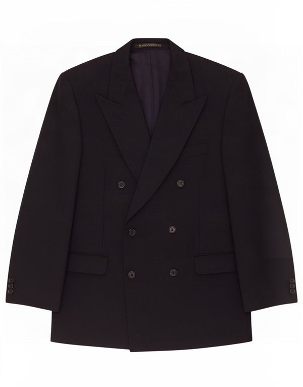 Мужской пиджак Marks & Spencer St. Michael, UK 40, средний, темно-синий
