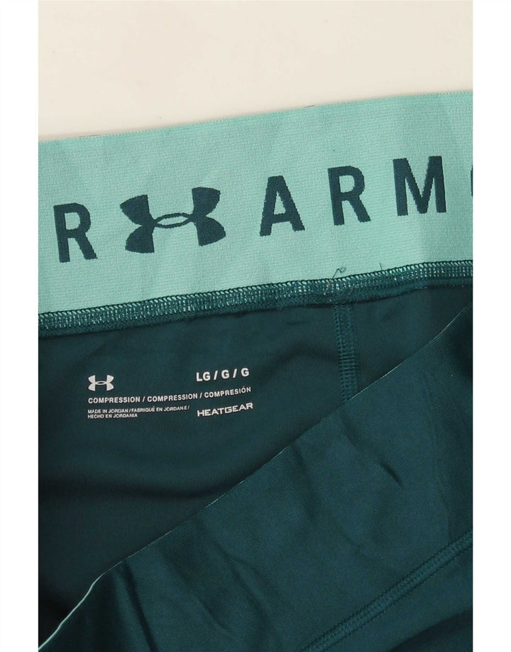Женские компрессионные капри Under Armour, Великобритания 14, большие зеленые
