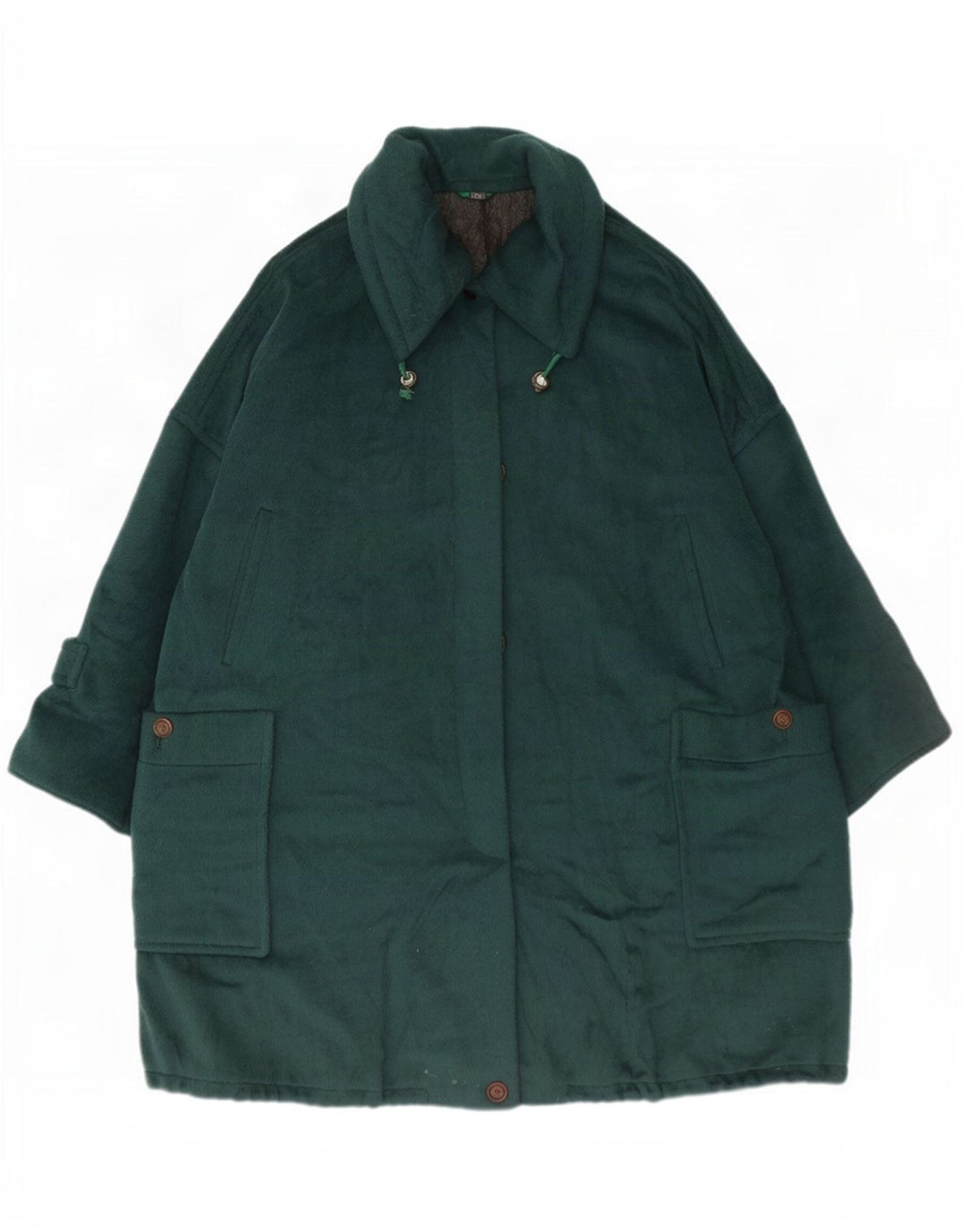 Sportmax Женское пальто оверсайз UK 12 Medium Green Wool