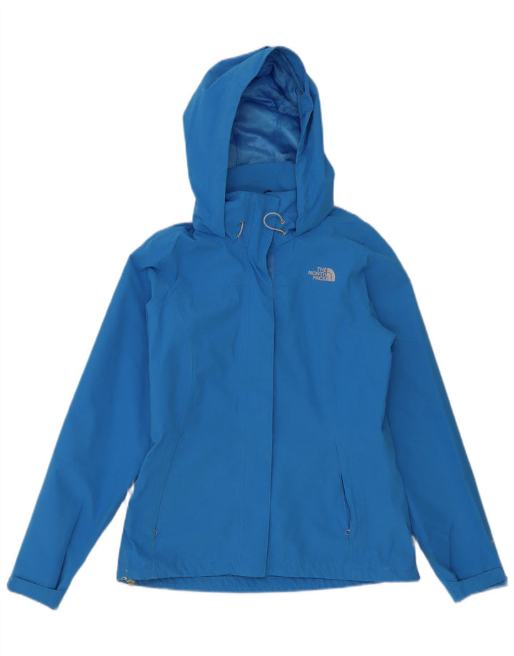 Женская дождевик с капюшоном The North Face UK 10, маленький синий полиэстер