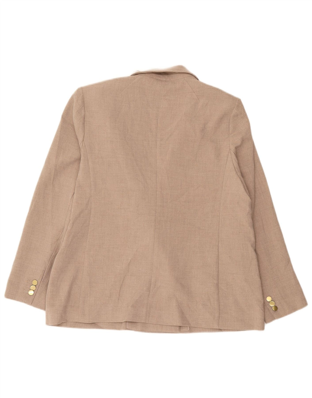 Женский двубортный пиджак Marks & Spencer UK 18 XL Бежевый