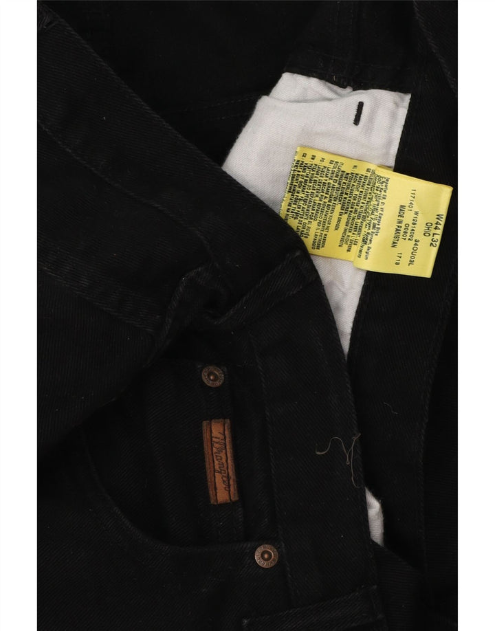 Мужские прямые джинсы Wrangler Ohio W44 L32, черный хлопок