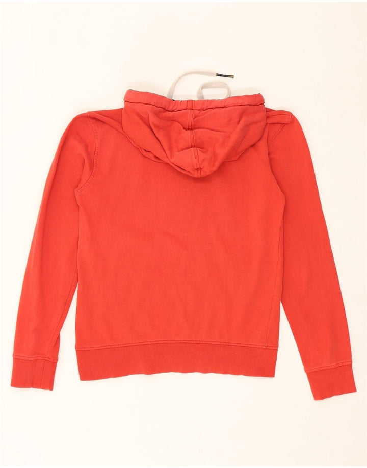 JACK & JONES Mens Graphic Hoodie Jumper Medium Red Cotton Vintage Jack & Jones and Second-Hand Jack & Jones from Messina Hembry 