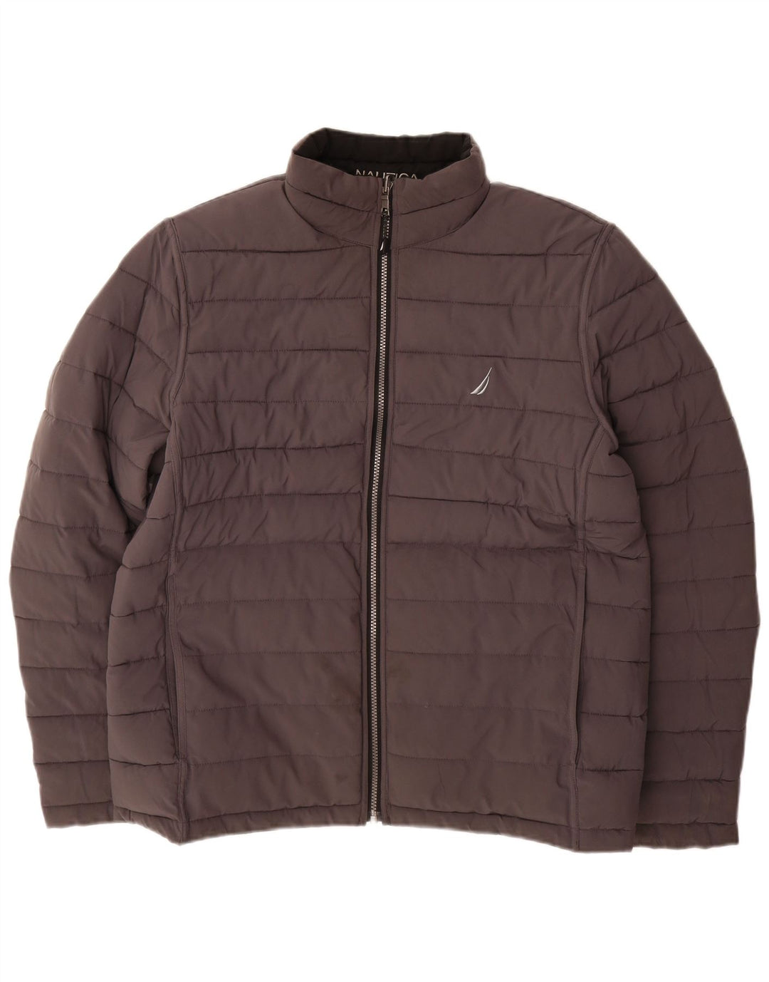 Мужская двусторонняя стеганая куртка NAUTICA UK 40, большая, черная, полиэстер