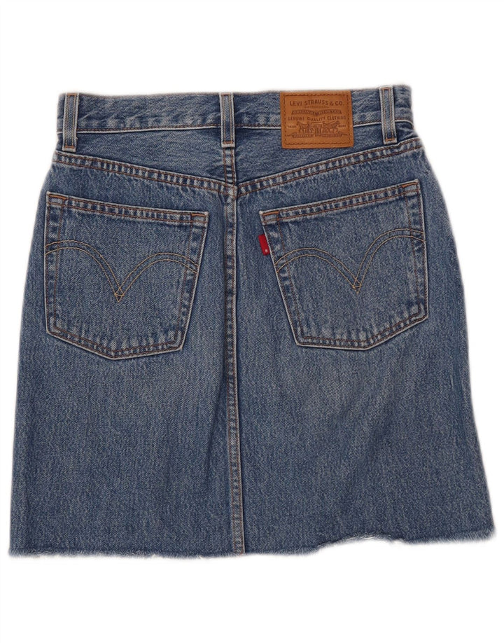 Женская джинсовая юбка Levi's W25 XS, синяя, хлопок