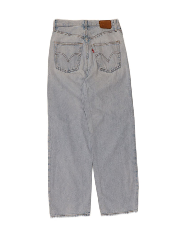 Женские прямые джинсы Levi's с завышенной талией W26 L27, синий хлопок