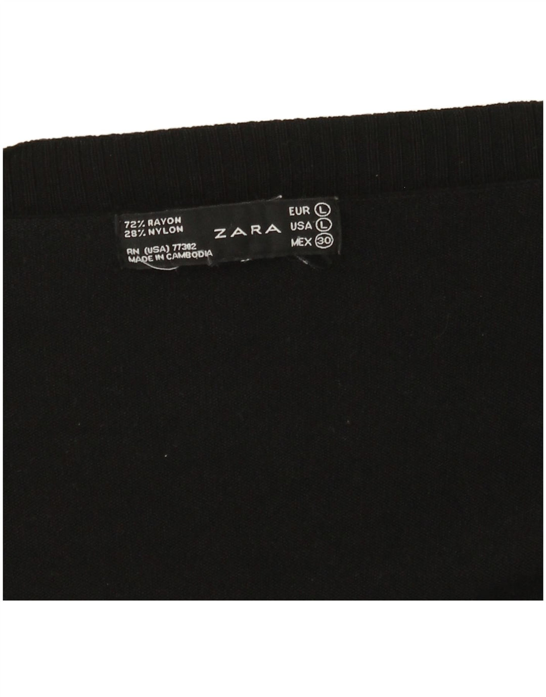 Женский открытый кардиган Zara UK 14, большой черный вискоза