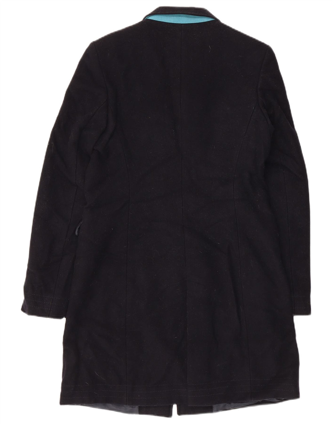 Женское пальто Superdry UK 2 2XS Темно-синее, шерсть