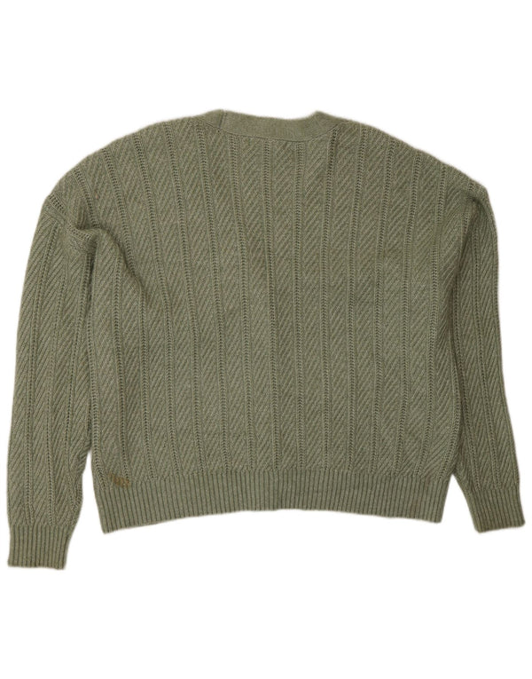 Женский кардиган Marks & Spencer UK 18 XL, зеленый полиэстер