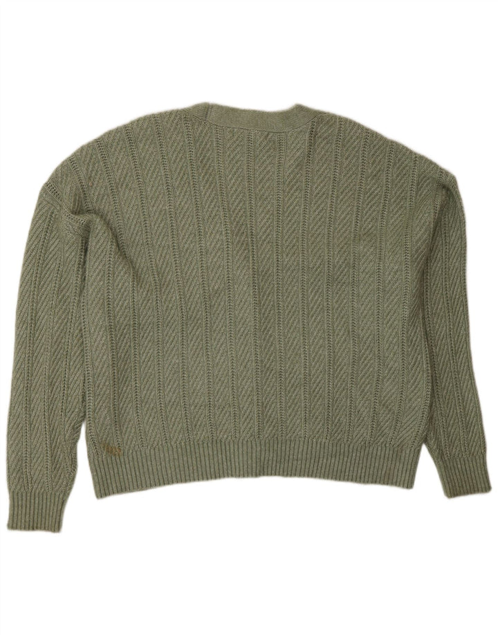 Женский кардиган Marks & Spencer UK 18 XL, зеленый полиэстер