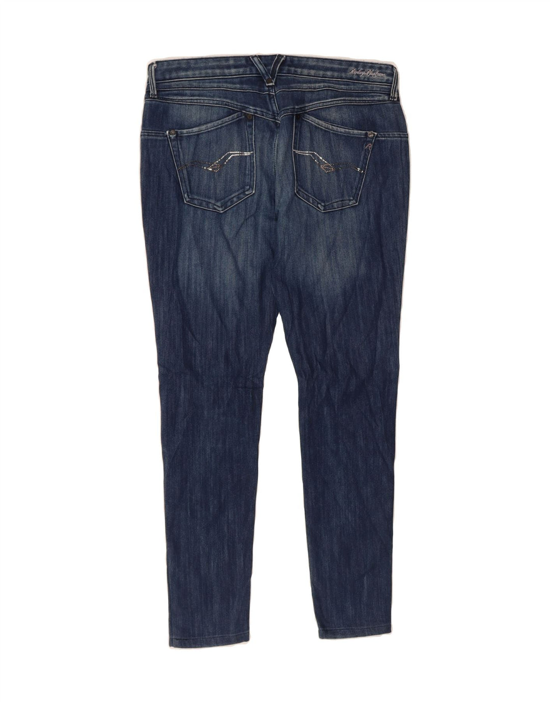 REPLAY Womens Traceeman Skinny Jeans W34 L28 Blue Vintage Replay and Second-Hand Replay from Messina Hembry 