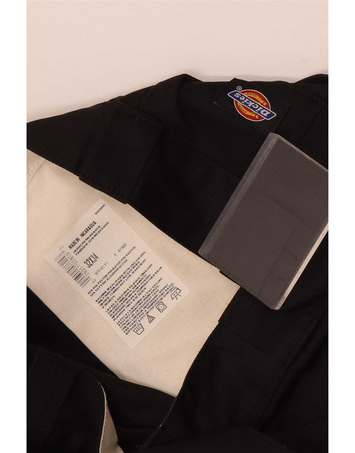Мужские прямые брюки-чинос Dickies W32 L34, черный полиэстер
