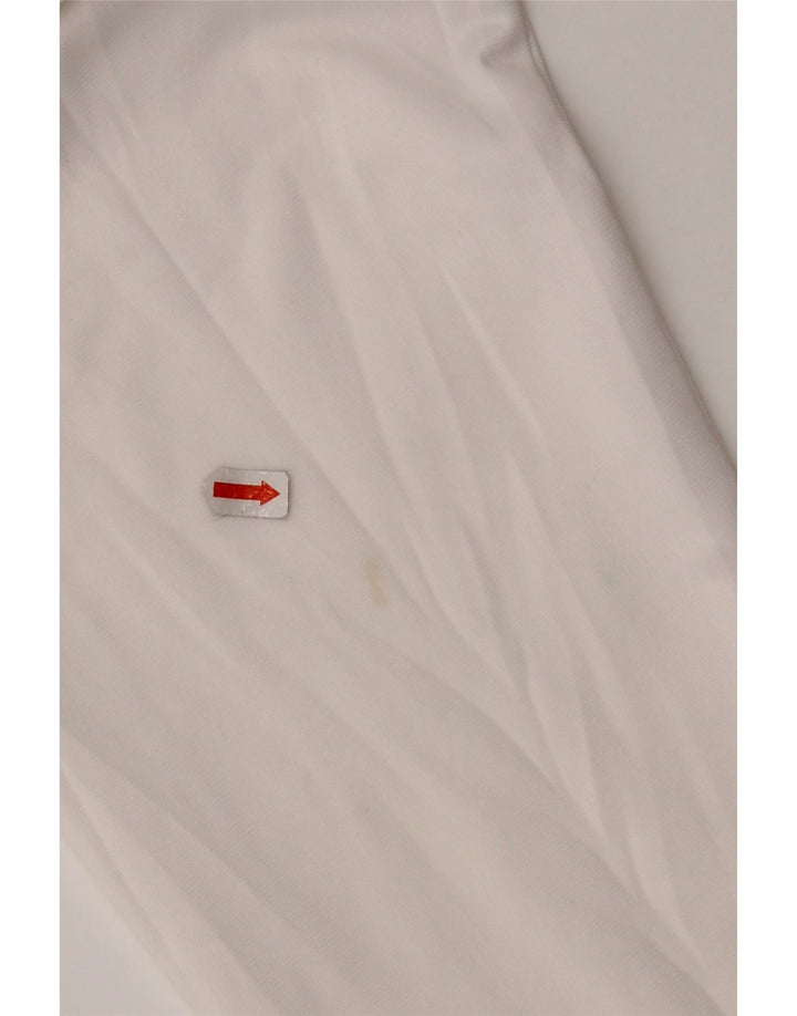 Мужской спортивный костюм ASICS с графическим рисунком, верхняя куртка, средний белый полиэстер с цветными блоками